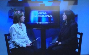 Irene C. Gonzalez, Vida Carolina’s host, on the left. Dr. Mae Lynn Reyes-Rodriguez, PAS Project’s PI, on the right.