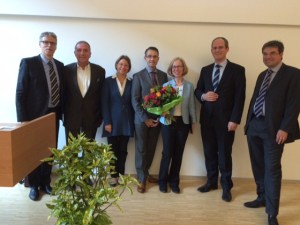 Prof. Dr. Stephan Zipfel, Dr. Wulf Bertram, Dr. Gaby Resmark, Prof. Patrick Sullivan, Prof. Cynthia Bulik, Prof. Dr. Tobias Renner, Prof. Andreas Fallgatter (c)Weiche, Schattauer Verlag